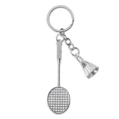 Badminton Keychain for Women Men Sports Ball Keyring for Boys Girls Badminton Sports Gifts for Teens Christmas Birthday Gifts for Badminton Ball Lover Player Coach