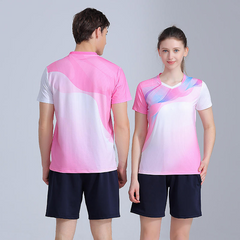 Customized Logo Wholesale Badminton Clothing Training Clothing Competition Clothing Sportswear Culture Shirt Set