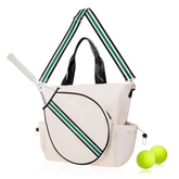 Tennis Bag Tennis Racket Tote for Women & Men Unisex - Sports Racquet Pickleball, Badminton, Squash Case Convertible Shoulder/Crossbody Strap Stylish Design, Large Compartment