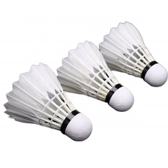 Super Class Goose Feather Badminton Shuttlecock Tournament Level Grade 76 77 Durable for Professional Player Training