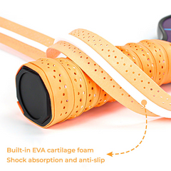 Custom Logo Anti-Slip PU Tennis Racket Grip Tape Pickleball Baseball Padel Racket Overgrip Accessories