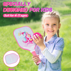 Wholesale Price Lightweight Fiberglass Pickleball Paddle Racket Kids Ready Training Usage PP Material Outdoor Sports