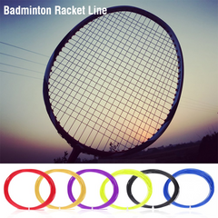 Badminton Strings,10m Nylon High Flexibility Badminton Racket Racquet String Line Red, Blue, Black, Fluorescent Green, Purple, Yellow Gym Sport Training Accessory