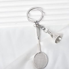 Badminton Keychain for Women Men Sports Ball Keyring for Boys Girls Badminton Sports Gifts for Teens Christmas Birthday Gifts for Badminton Ball Lover Player Coach