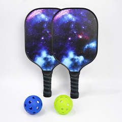 Pickleball Paddle 3K Raw Carbon Fiber Surface Carbon Abrasion Surface with High Grit & Spin Pickle Ball Paddle with Polypropylene Honeycomb Core