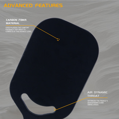 China Carbon Fiber Pickleball Paddle USAPA Thermoformed Unibody Unmatched Control and Added Power Pickle Ball Paddle