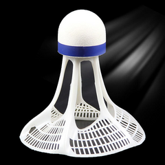 6 Pack Windproof High Speed Durable Plastic Feather Nylon Shuttlecock for Outdoor Badminton Play