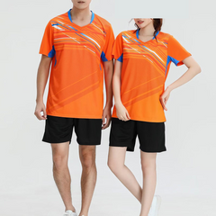 Multiple Color Custom logo High Quality Tennis Suit Quick-drying Competition Training Badminton Clothes Soccer Uniform