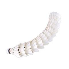 Badminton Shuttlecocks Duck Feather Natural Cork Durable for Outdoor Tournament Ready Wholesale