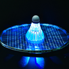 OEM High Quality Led Badminton Shuttlecock Goose Feather Flashing Glowing Badminton Shuttlecock for Night Play
