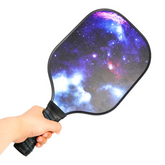 Pickleball Paddle 3K Raw Carbon Fiber Surface Carbon Abrasion Surface with High Grit & Spin Pickle Ball Paddle with Polypropylene Honeycomb Core