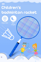 Customized logo Children Play Outdoor Children's Badminton Racket Set for Kids Set