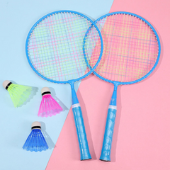 Hot Selling Kids Outdoor Sports Interactive Toys Colorful Mini Lightweight Badminton Rackets for Kids