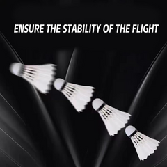 Super Durable Hot Sales Wholesale Cheap Price Good Quality Goose Feather Badminton Shuttlecock OEM Customized Head Logo