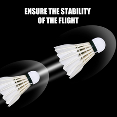 Wholesale Customized High Quality Durable Goose Feather Badminton Shuttlecock Entertainment Training Level Competition