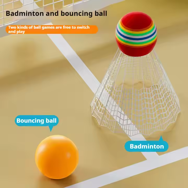 Children's Toy Racket Sets Colorful Lightweight Badminton and Tennis Racquets Indoor and Outdoor Sports Toys