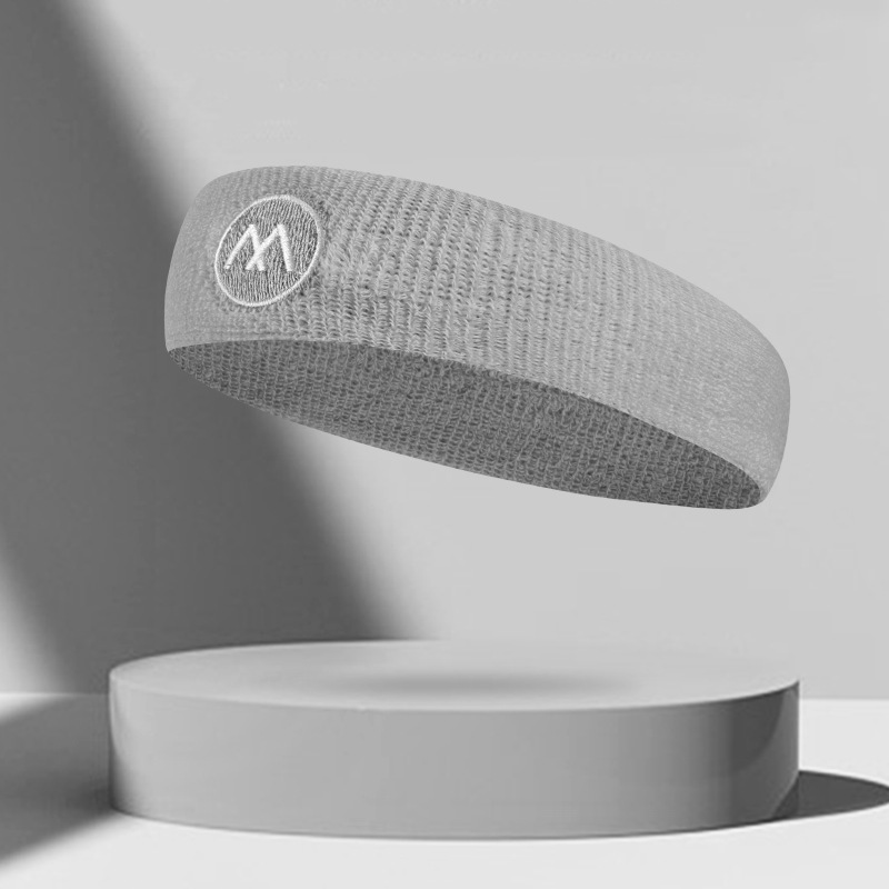 Sweatbands Sports Headband for Men & Women Moisture Wicking Athletic Cotton Cloth Sweatband for Tennis, Basketball, Running, Gym, Working Out