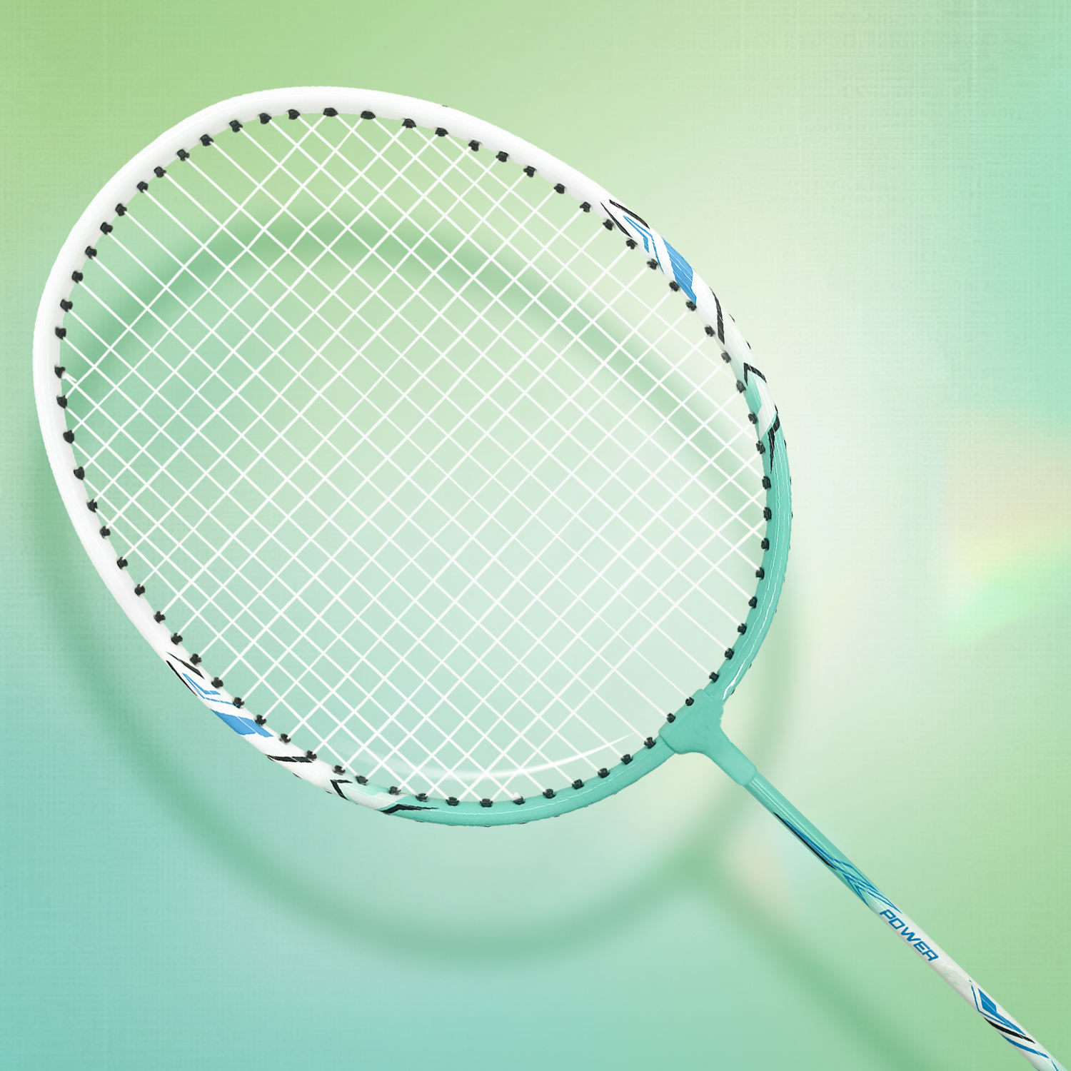 Professional Two-Body Badminton Racket with Hard and Soft Textures Durable PU Grip and Steel Frame for Sports and Offense